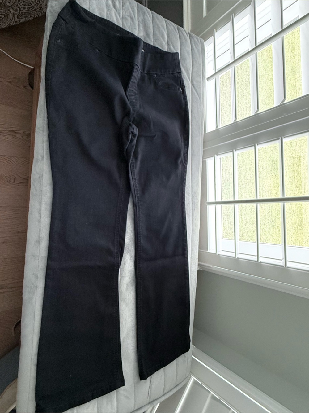 Chico's Women's Straight-Leg Jeans in Black